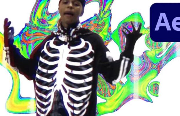 TINY TAPES – CRAZY COLORFUL LIQUID WARP EFFECT PROJECT FILE