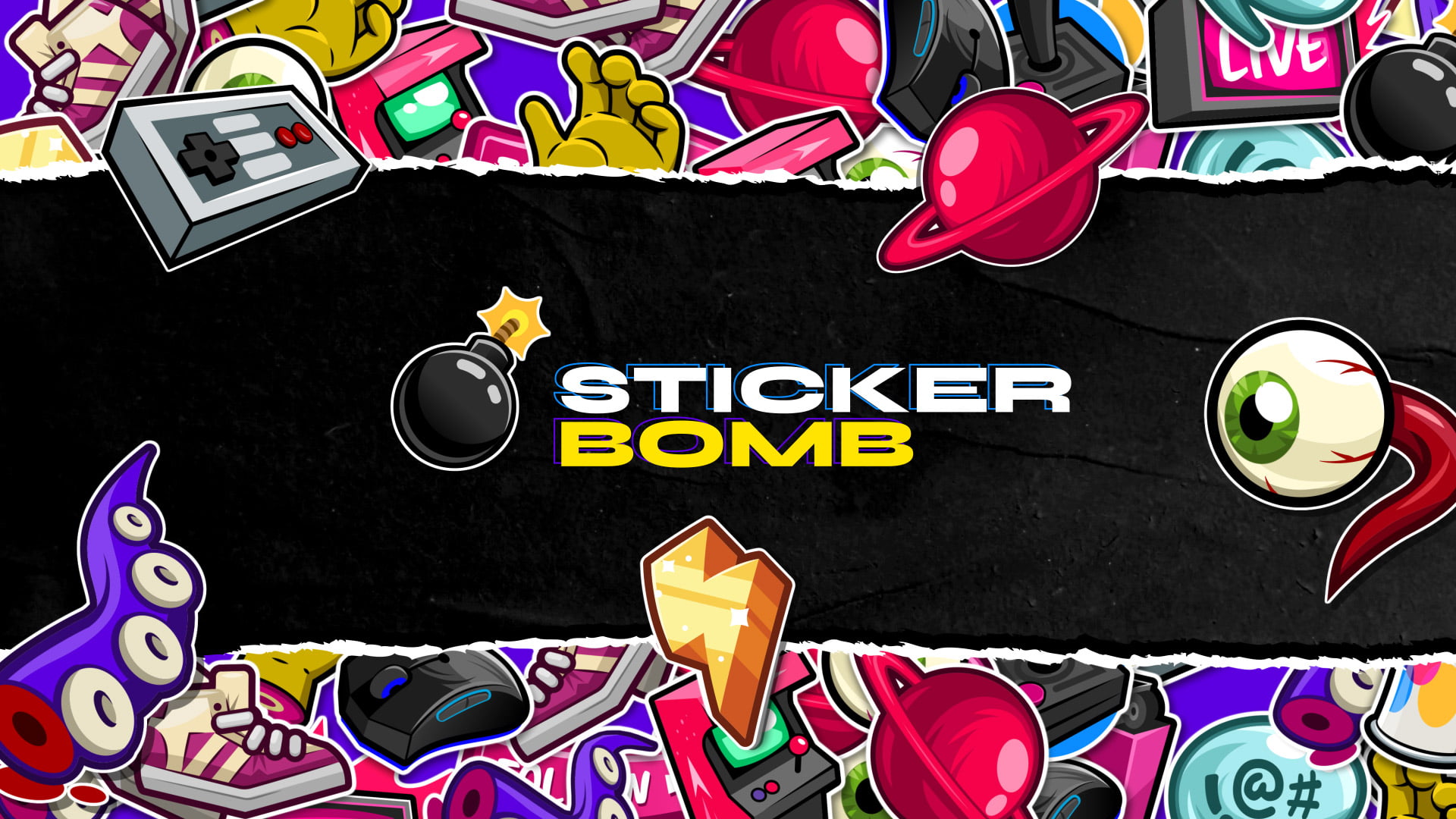 Nerd or Die –  StickerBomb – Stream Pack