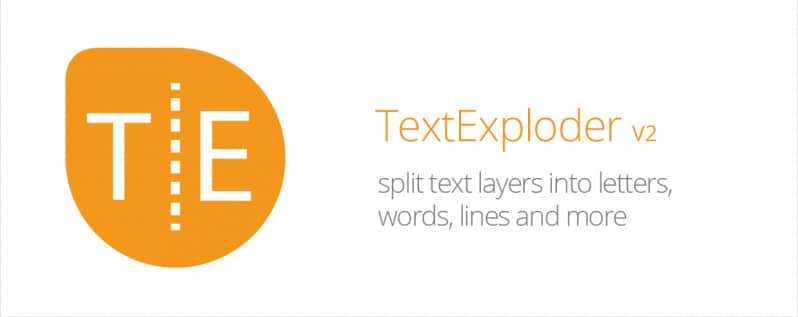 Aescripts – TextExploder V2 v2.0.006 (WIN+MAC)