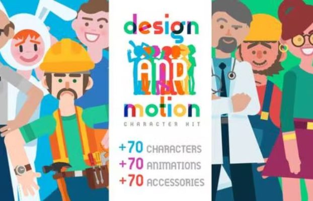 Design and Motion Character Kit v2 Videohive