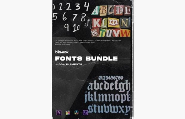 Blindusk – FONTS BUNDLE