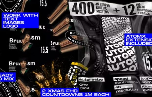 Seamless Loop Kinetic Posters v15.51