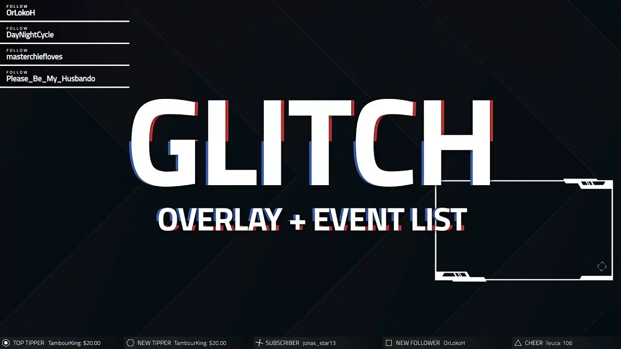 Nerd or Die – Glitch – Stream Package
