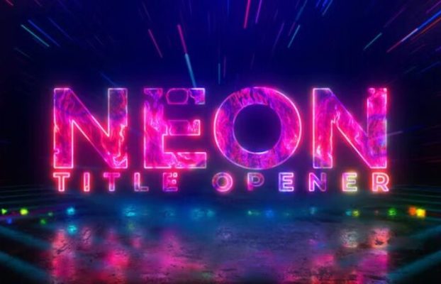 Neon Title Opener