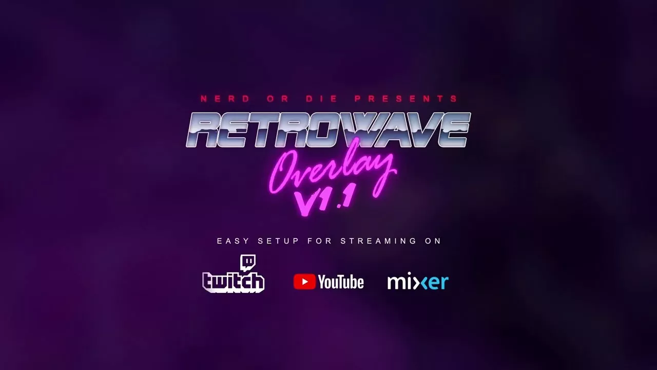 Nerd or Die – Retrowave – Stream Package