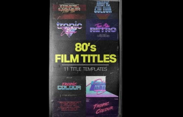 Tropic Colour – 80S RETRO FILM TITLES