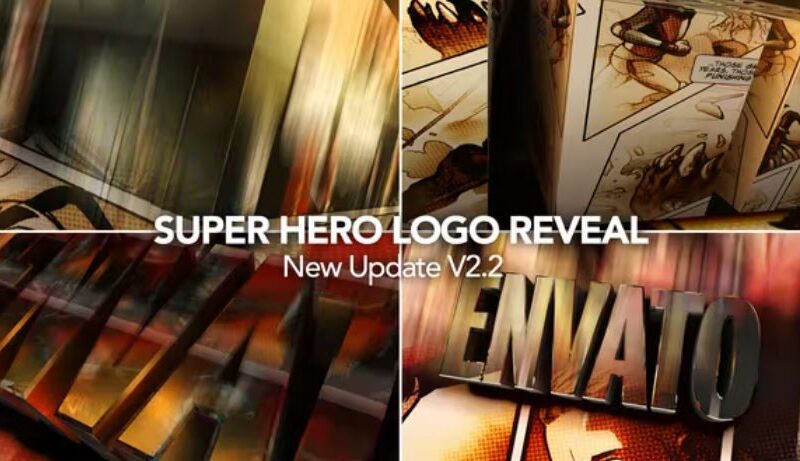 Super Hero Logo Reveal Title V2