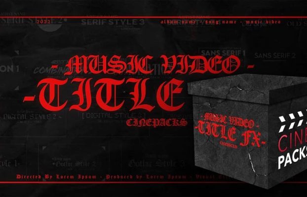 CinePacks – Music Video Title FX