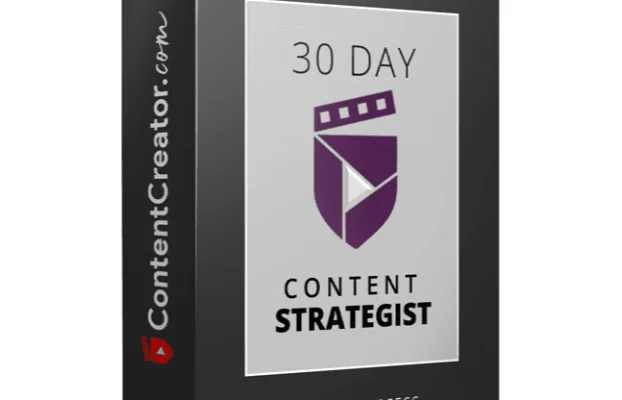 Content Creator – 30 Day Content Strategist by Paul Xavier