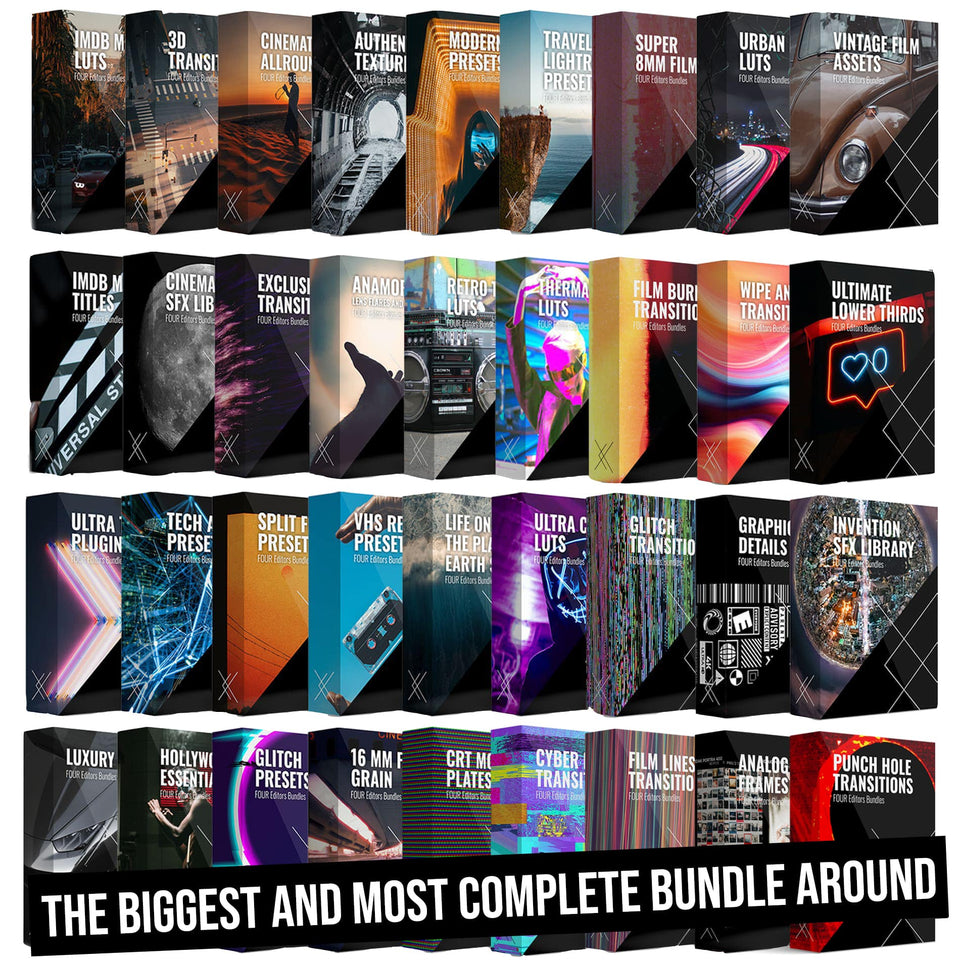 Four Editors – Platinum Bundle 10,000+