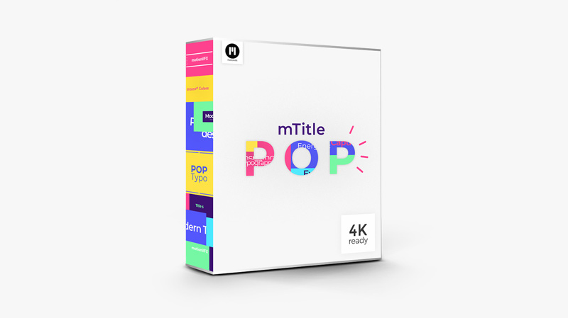 MotionVFX – mTitle POP: 50 Expressive Titles Exclusively for Final Cut Pro X