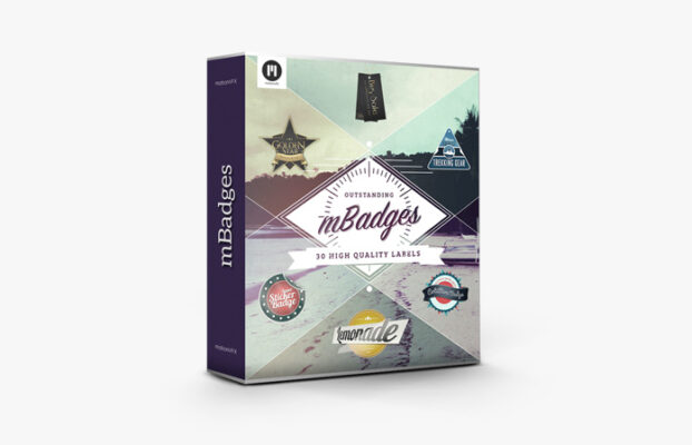 MotionVFX – mBadges: 30 Animated Badges for Final Cut Pro