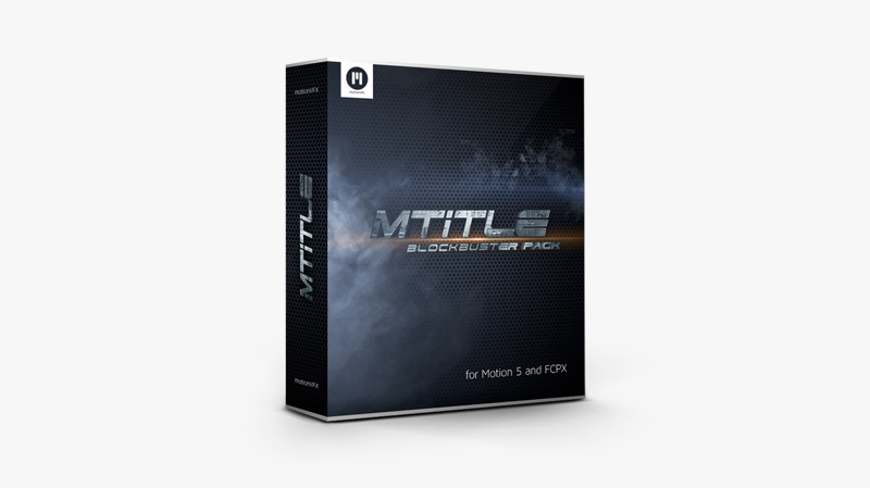 MotionVFX – mTitle Blockbuster Pack: 30 Cinematic Titles for Final Cut Pro