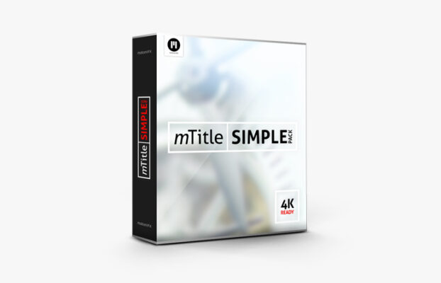 MotionVFX – mTitle Simple Pack: 20 Minimalistic & Elegant Titles for Final Cut Pro