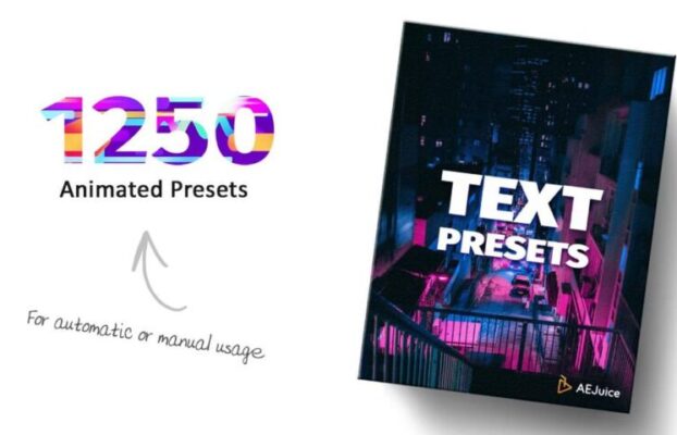 AEJuice – Text Animation Presets