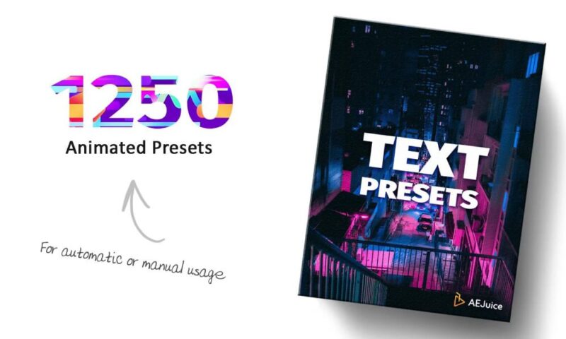 AEJuice – Text Animation Presets