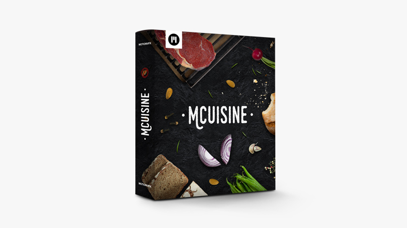 MotionVFX – mCuisine