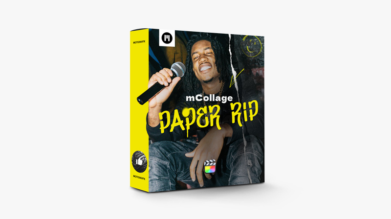 MotionVFX – mCollage Paper Rip