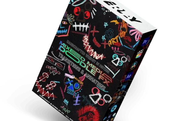 Overlayfx – Mixed Media Doodle FX – Transitions and Animations Pack