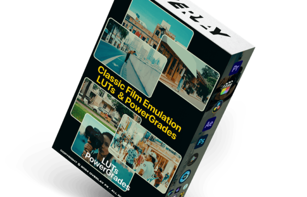Overlayfx – Classic Film Emulation LUTs and PowerGrades Pack
