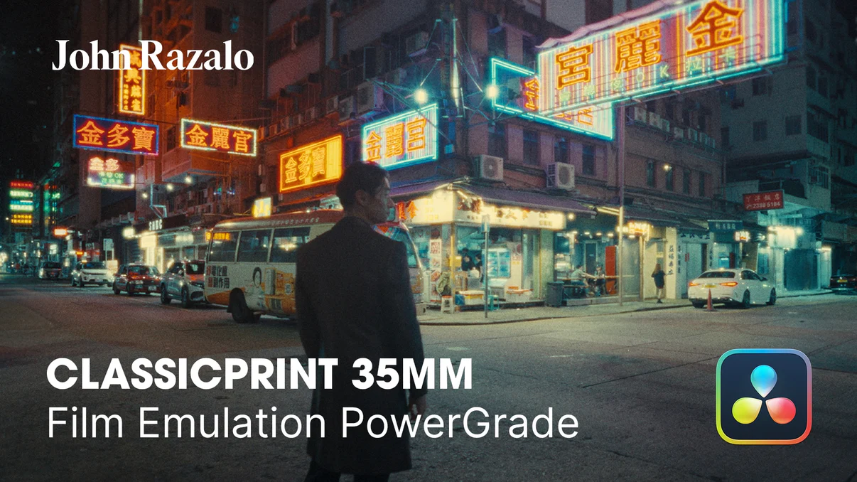 John Razalo – ClassicPrint 35mm Film Emulation PowerGrade Updated V3.9