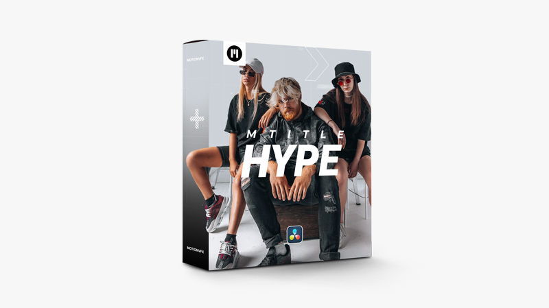 MotionVFX – mTitle Hype DVR