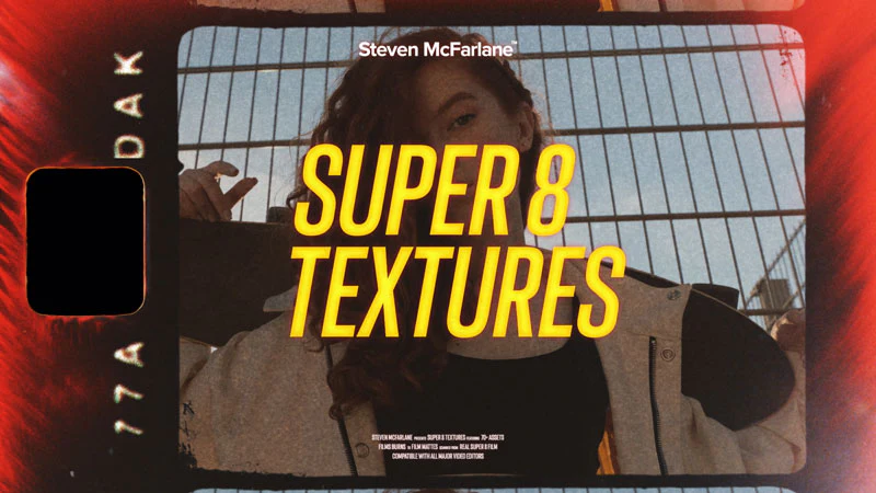  Steven McFarlane Design – Super 8mm Film Textures